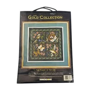 DIMENSIONS The Gold Collection Vtg The Finery Of Nature 3824 Cross Stitch Kit